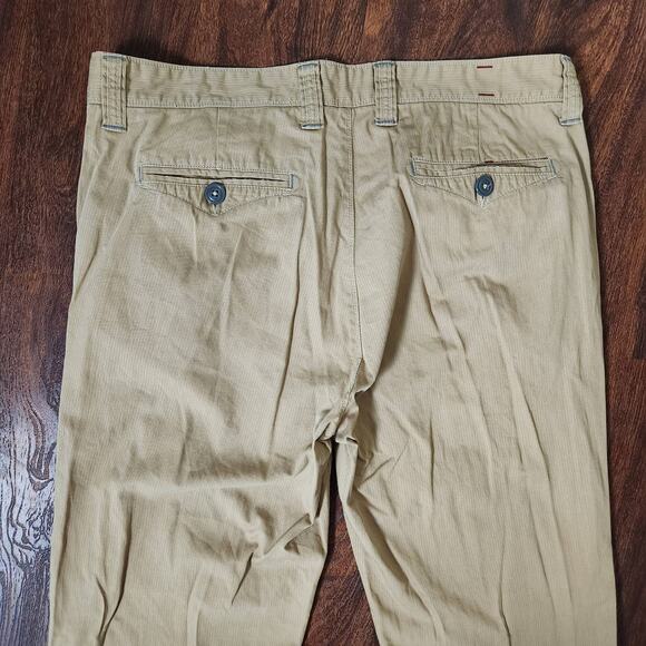 7 For All Mankind Men's Straight Leg Khaki Casual Pants Chinos 34x32 - Picture 6 of 8